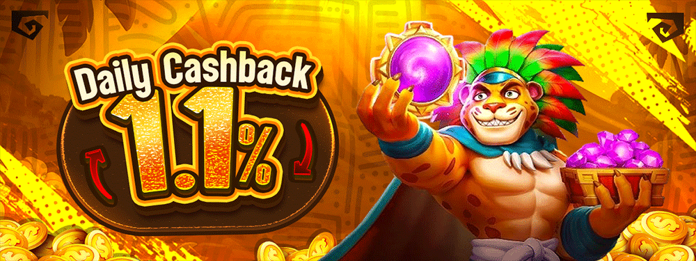 နေ့စဥ်ပြန်အမ်းငွေ 1.1%